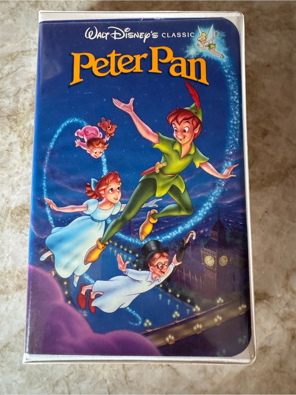 Walt Disney's Peter Pan VHS - Classic Cover Art (Blue/Green/Yellow)
